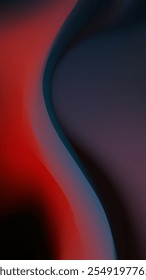 Abstract image featuring flowing, curved gradients of red and blue hues. The colors blend smoothly, creating a dynamic, modern aesthetic.