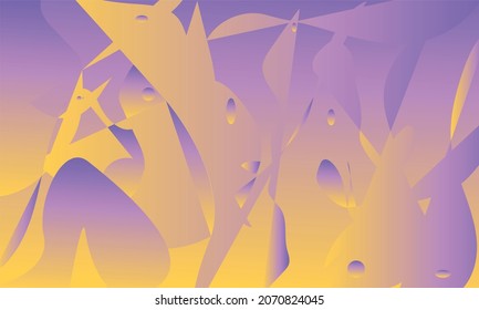 an abstract image featuring a group of animals