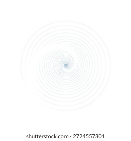 Una Imagen abstracta que presenta una serie de círculos concéntricos que irradian hacia afuera desde una fuente de luz central y suavemente brillante, creando una sensación de profundidad y enfoque.