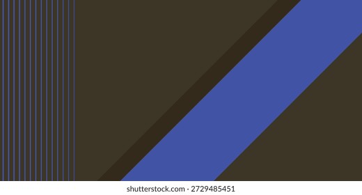 Uma imagem abstrata com uma faixa diagonal azul vibrante recortando um plano de fundo escuro, complementada por uma seção de linhas cinzas verticais no lado esquerdo.