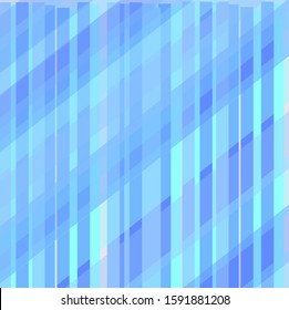 An abstract image in the form of vertically arranged long rectangles. Above them are transparent figures lying diagonally.
