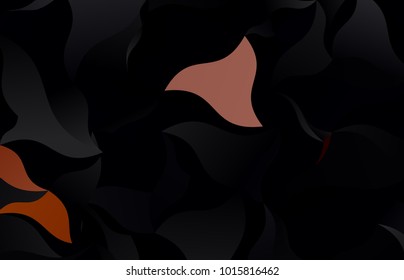 Abstract image, geometric shape, dark red, orange, dark