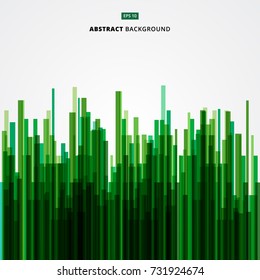 Abstract image green straight lines of nature, forest, bamboo, Vector illustration