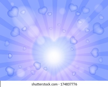 Imagen abstracta con tema cardíaco 4 - ilustración vectorial eps10.
