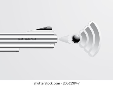 Abstract image of a high-speed Internet