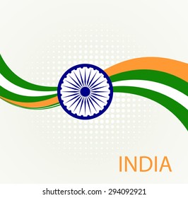 Abstract image of Indian flag