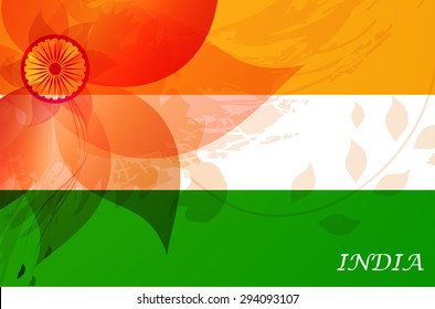 Abstract image of Indian flag