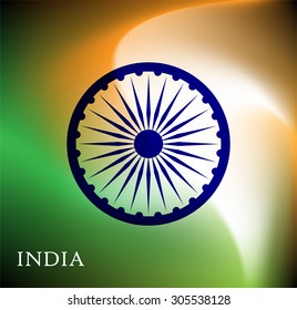 Abstract image of Indian flag
