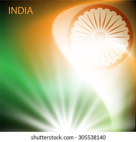 Abstract image of Indian flag