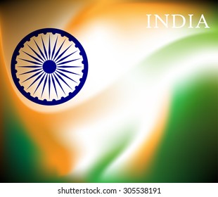 Abstract image of Indian flag