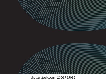 Abstract image of light and wind drawn with lines