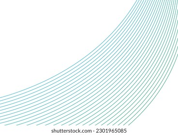 Abstract image of light and wind drawn with lines