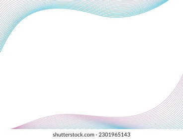 Abstract image of light and wind drawn with lines