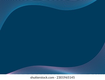 Abstract image of light and wind drawn with lines