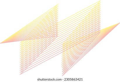 Imagen abstracta de la luz y del viento dibujada con líneas