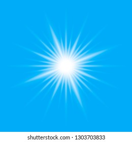 Abstract image of lighting flare. 