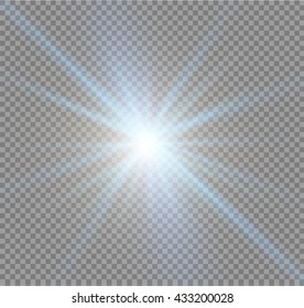 Abstract image of lighting flare. 