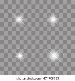 Abstract image of lighting flare. 