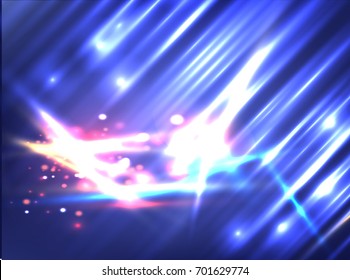 Abstract image of lighting flare. 