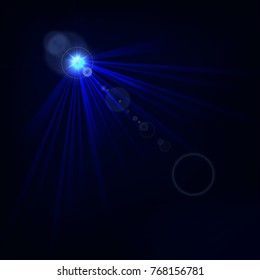 Abstract image of lighting flare
