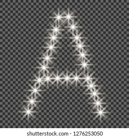 Abstract image of lighting flare. Set 