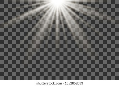 Abstract image of lighting flare. Set 
