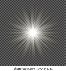Abstract image of lighting flare. Set