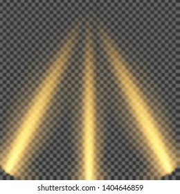 Abstract image of lighting flare. Set