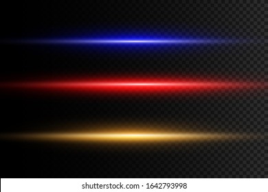 Abstract image of lighting flare, set