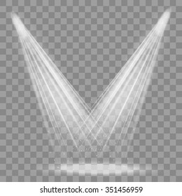 Abstract image of lighting flare. Set
