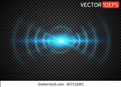 Abstract image of lighting flare. Set