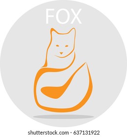 Abstract image of a logo of a Fox