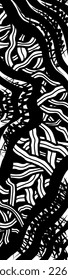 Abstract image made with hand drawn