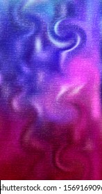 Abstract image of mixing cold and hot air. Twisting in spiral patterns. Gradient color transition on crumpled silk fabric