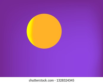 Abstract image of a moonlit night