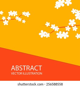 Abstract image in orange.