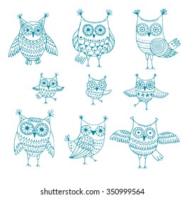 abstract image of an owl