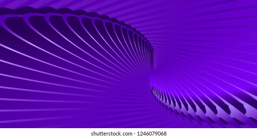 Abstract image, purple lines on the background
