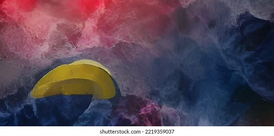 Abstract image red blue background. Abstract creative design background. Abstract texture background. Interior design. Modern graphic design. Modern abstract art background.