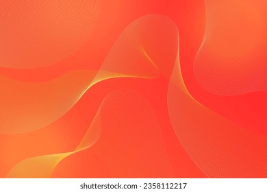 Abstract image of red corrugated shapes. Background material that gives the impression of heat and passion.