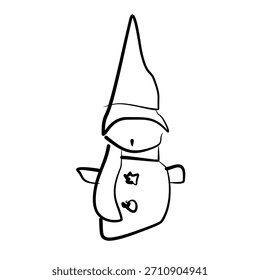 Imagen abstracta que se asemeja a una figura antropomórfica