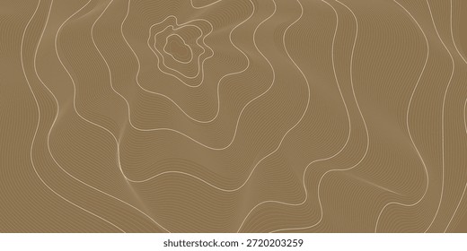 Una Imagen abstracta con varias líneas Horizontales suaves y onduladas en blanco o beige claro sobre un fondo marrón uniforme (café con leche).