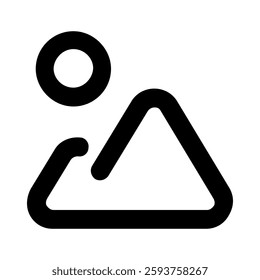 abstract Image Shape line icon 
