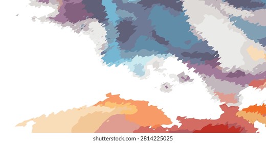 Abstract image showcasing a vibrant sky with dynamic cloud formations and warm sunset colors.