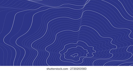 Uma imagem abstrata com linhas de contorno suaves e onduladas, padrões topográficos que lembram mapas de contorno do relevo.