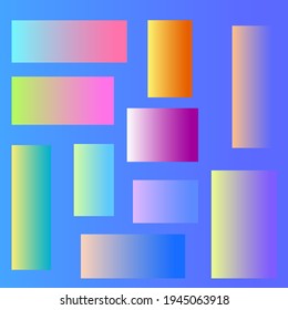Abstract image of squared gradient color in blue and lights colors