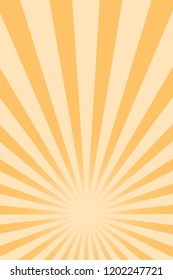 Abstract image, sun rays, background for poster. Vector