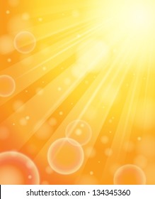 Abstract image with sunlight rays 1 - eps10 vector illustration.