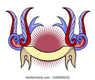 abstract image of the swallow