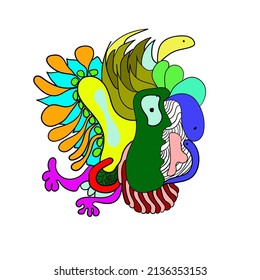 an abstract image that has many colors